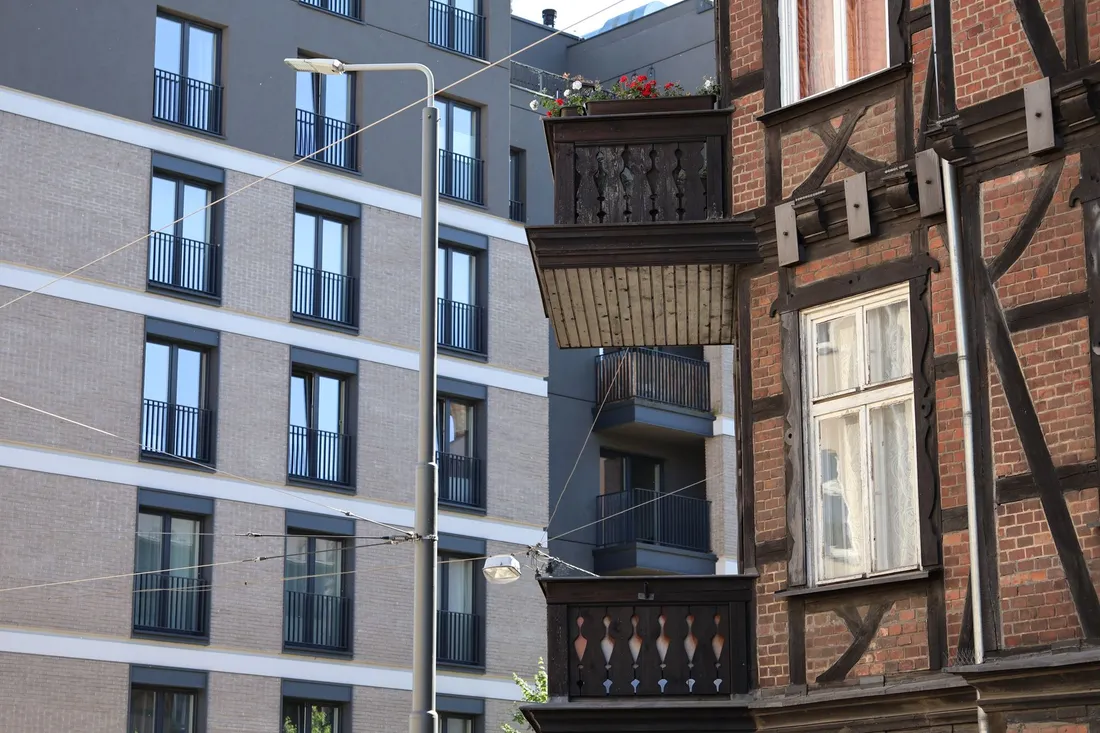 Straßenzug in Berlin-Prenzlauer Berg
